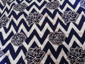 Batik Cap Motif Bunga NR226